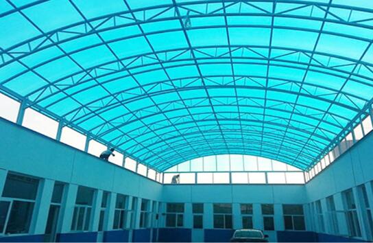 PC阳光板雨棚建造施工流程及检测